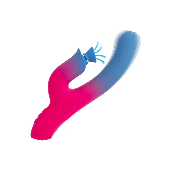 Stymulator clitoralny Dual – Podwójna Stymulacja, 100 Kombinacji, Silikon Medyczny