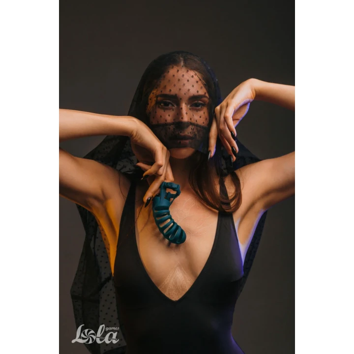 Pas cnoty silikonowy Romello, średnica 3 cm, długość 12,5 cm, zielony