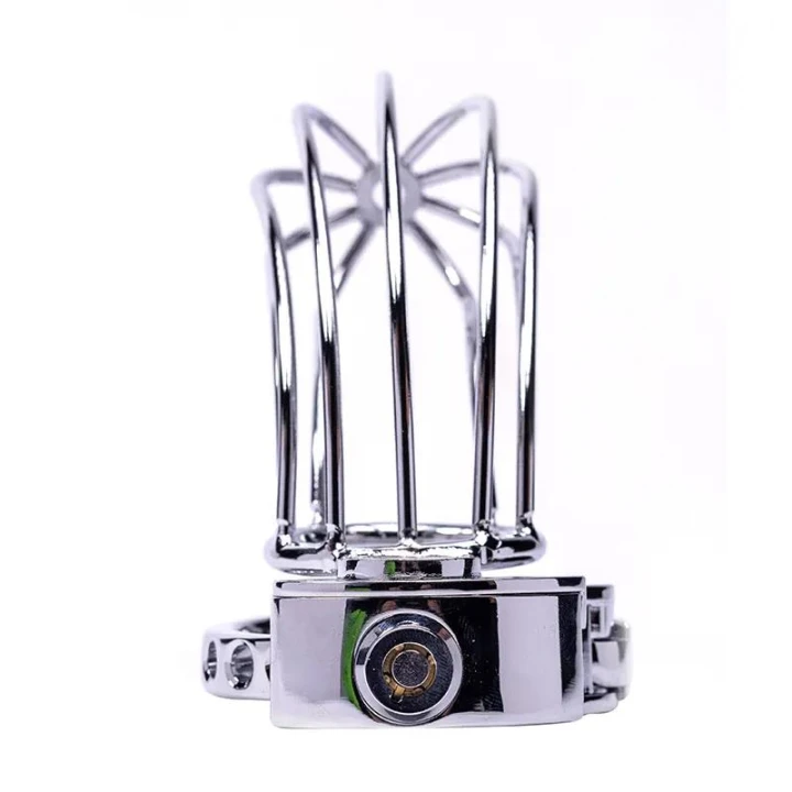 Klatka na penisa Stainless Steel Series – stal nierdzewna, zamknięcie na kłódkę, polerowana