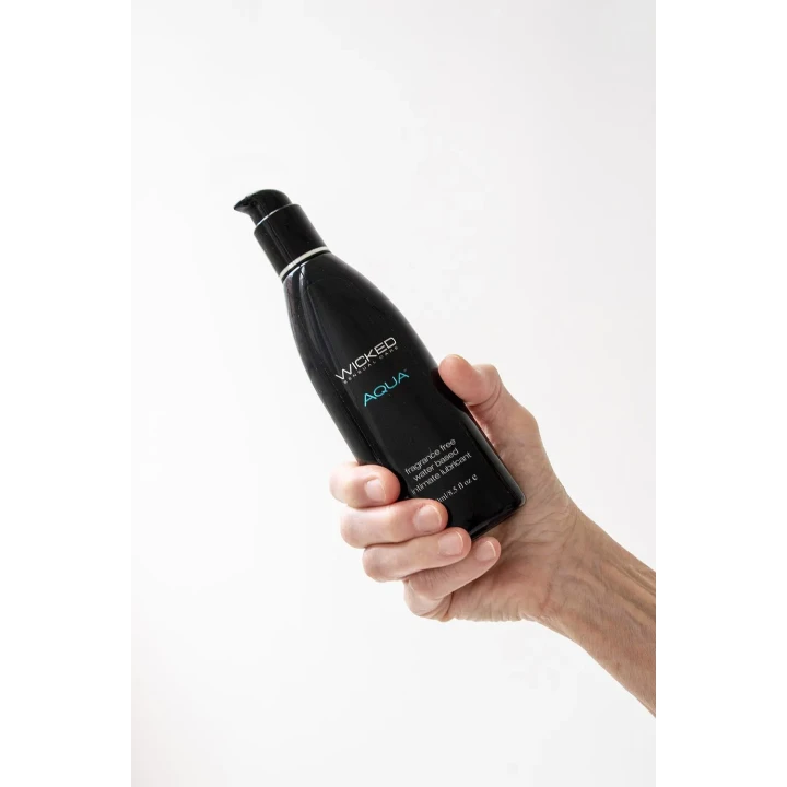 Lubrykant wodny WICKED AQUA 250ML - wegański, długotrwały, bez parabenów