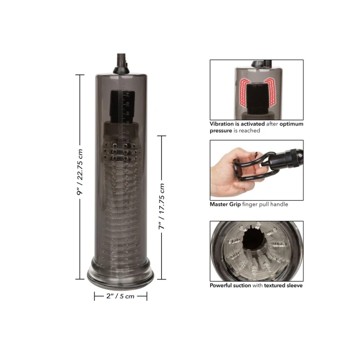 Pompka Wibracyjna Optimum - Aktywacja Ciśnieniem, Master Grip, Ładowanie USB