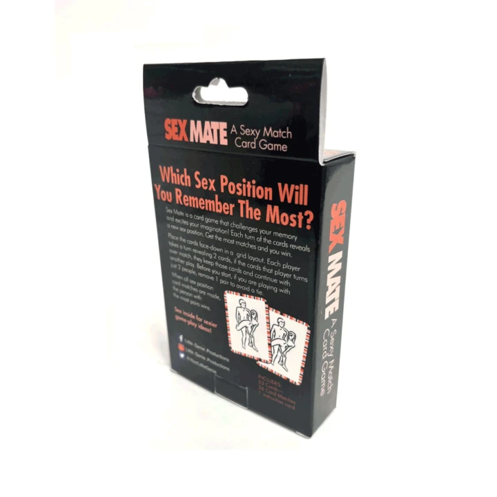 Gra pamięciowa dla par - Sex Mate, erotyczne odkrycia, dodatnie emocji, kompaktowe opakowanie