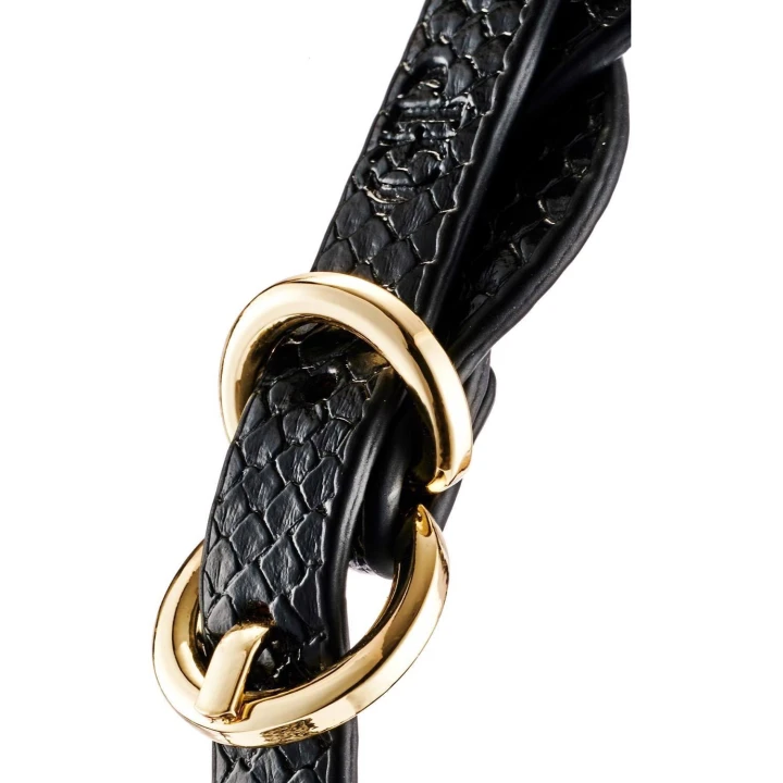 Opaska sensoryczna GUILTY PLEASURE, pleciona, wegańska skóra, regulowany pasek