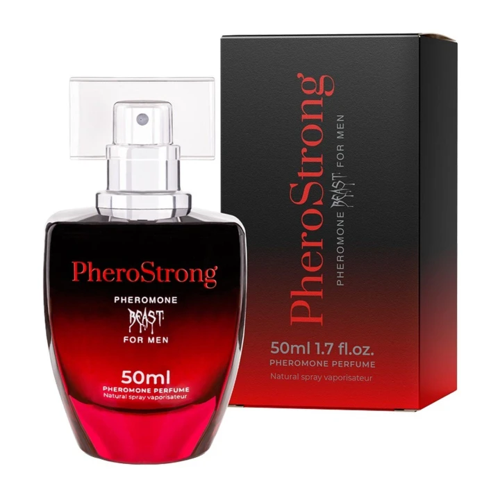 Pheromone Perfume - PheroStrong Beast for Men 50ml, Cytryna, Mięta, Drzewo Sandałowe