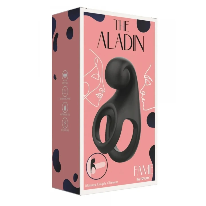 Pierścień wibracyjny TOYJOY, 3,5-4,5 cm, 10 trybów wibracji, wodoodporny IPX5