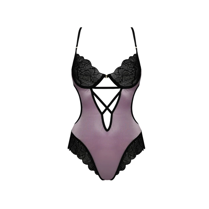 Bielizna koronkowa BETTY BODY, CASMIR, Oeko-Tex, L/XL, różowa, komfortowa elegancja