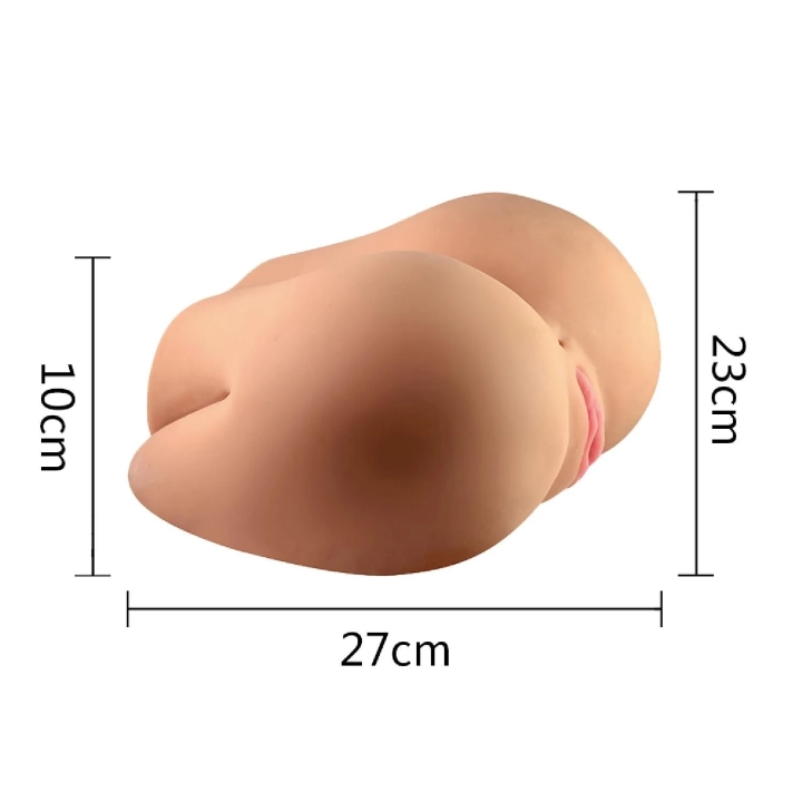 Masturbator realistyczny Feel Me Bare, Cyber-skóra, 5 kg, łatwe czyszczenie