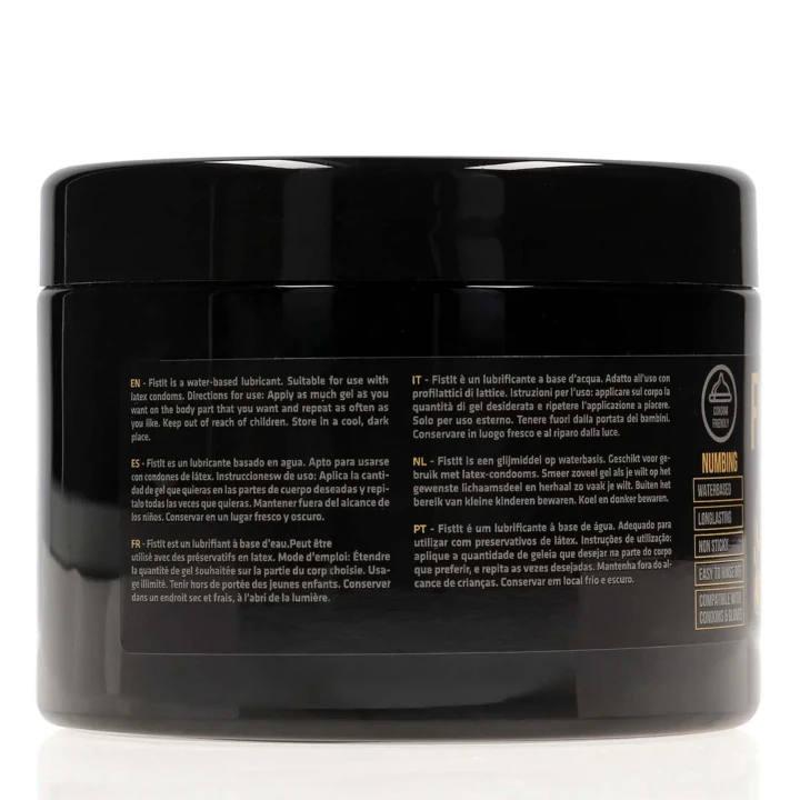 Lubrykant znieczulający FistIt Extra Thick, 500 ml, wegański, na bazie wody, chłodzący