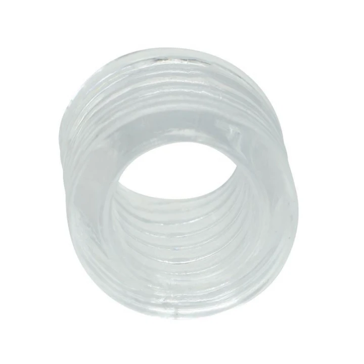 Rękaw masturbacyjny Timeless, przezroczysty, dwustronny, średnica 2,7 cm