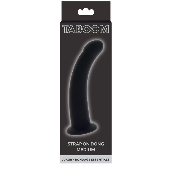 Dildo Silicone, Średni, 14 cm długości, 3.3 cm średnicy, Kolor Czarny