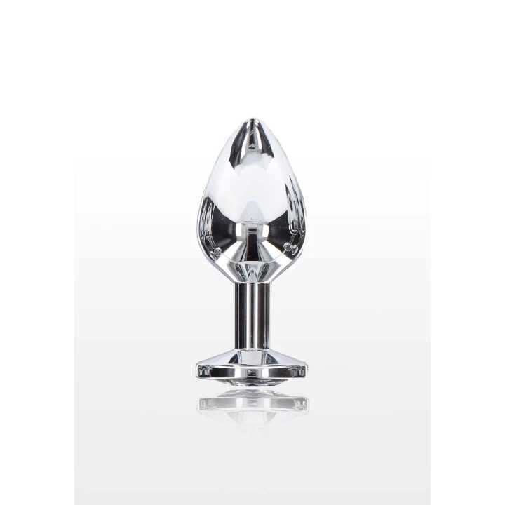 Buttplug TOYJOY Starlight | Aluminium bezniklowe | 8 cm długości | Kryształowy detale