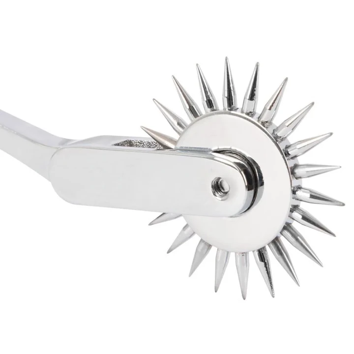 Koło kolcowe Fetish - stalowe, 18,5 cm długości, intensywna stymulacja