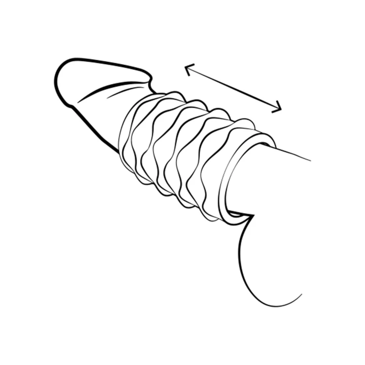 Ręczny masturbator ROMP Mosh, super miękka tuleja TPE, 2 tekstury stymulacji