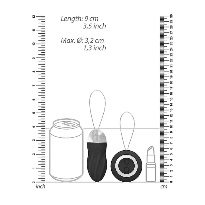 Wibrator jajeczny George - Zdalne sterowanie, 36 trybów, wodoodporny