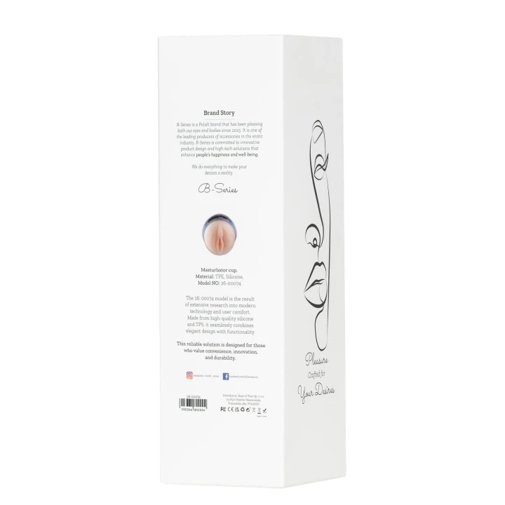 Masturbator – Vagina Delight, 9 funkcji wibracji, 27,5 cm, TPE/ABS