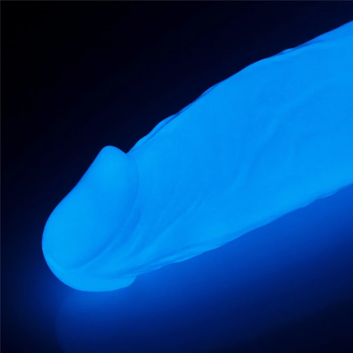 Dildo Lumino Play 10'' - TPE, świecący w ciemności, realistyczna tekstura, łatwy w użyciu