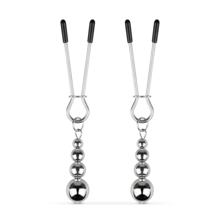 Klamry na sutki - Bedroom Fantasies, metalowe, regulowany nacisk, z łańcuszkiem