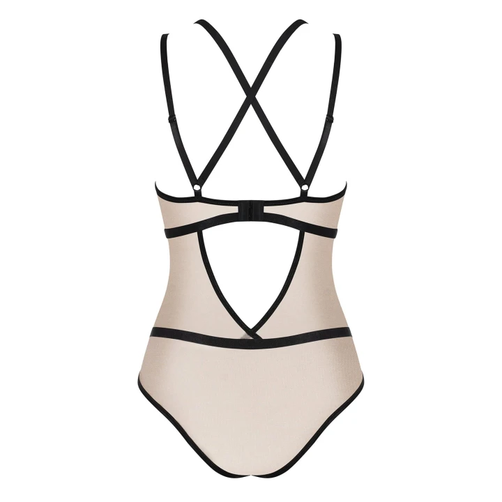 Body OBSESSIVE S/M, Złote Detale, Regulowane Ramiączka, Klasyczny styl