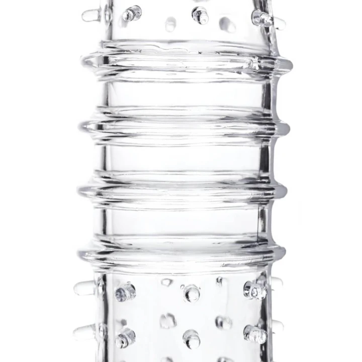 Osłona na penisa A-TOYS, TPR, przejrzysta, długość 15,3 cm, uniwersalny rozmiar