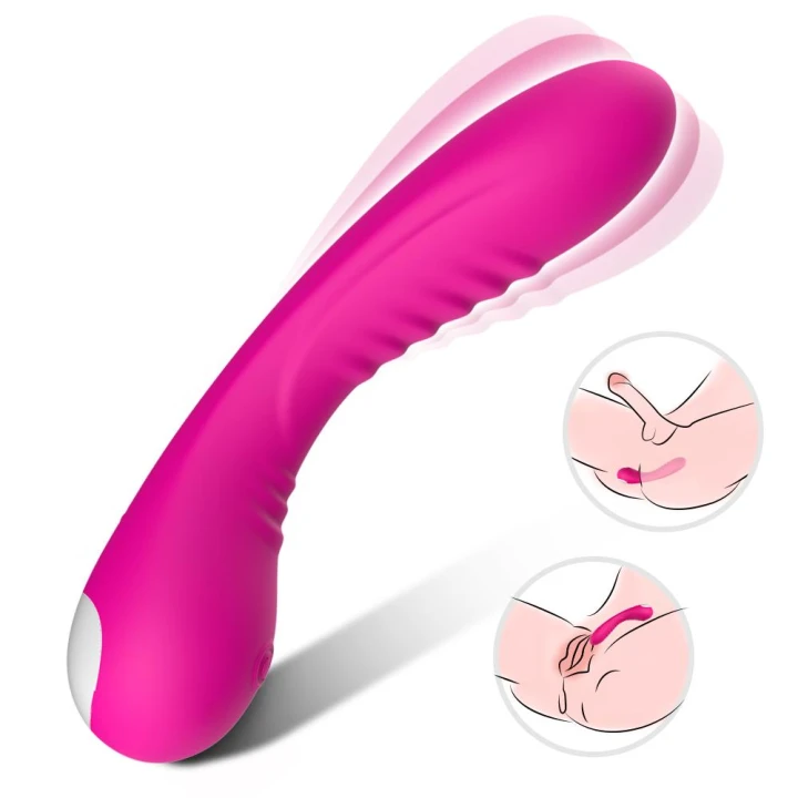 Wibrator silikonowy Legend Pink, 9 trybów wibracji, wodoodporny, ergonomiczny kształt