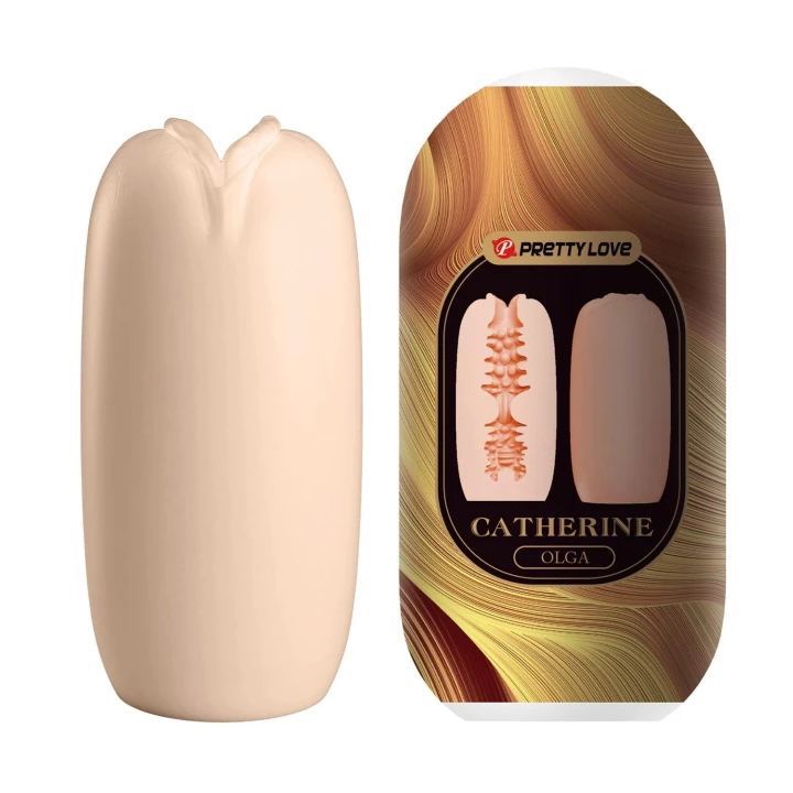 Masturbator, PRETTY LOVE - Catherine OLGA, TPR, przyjazny dla skóry, wielokrotnego użytku