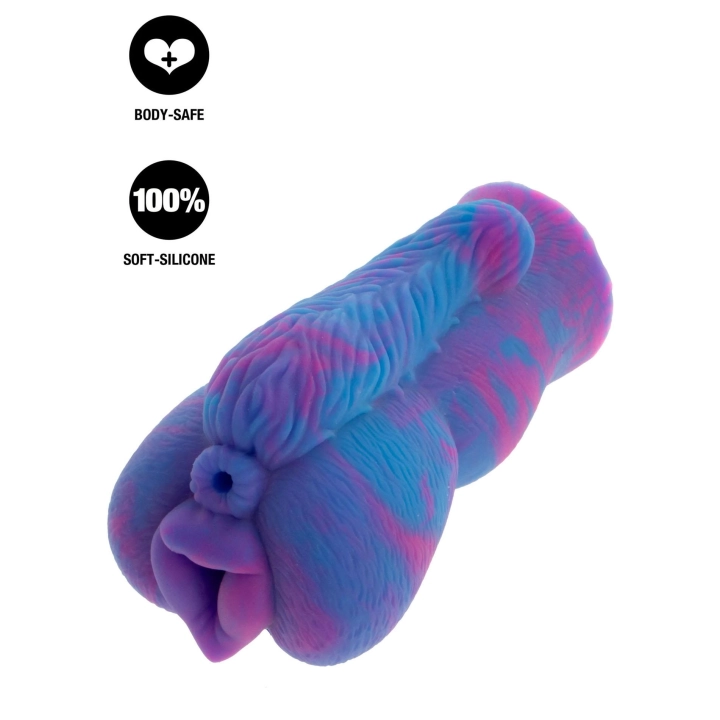 Masturbator silikonowy Wildfox — HIDDEN DESIRE EXTREME, 2 wejścia, ultra realistyczny