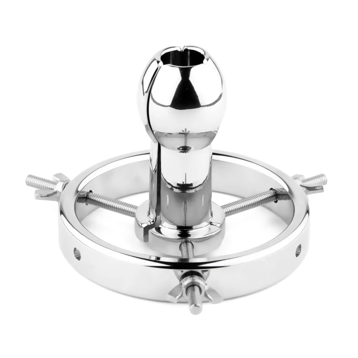 Metalowy rozpieracz analny Fetish Series — mechanizm regulacji, średnica 4/10 cm