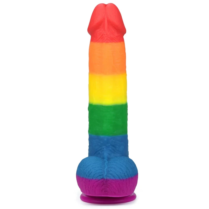 Dildo Prider 9'' - Platynowy silikon, 22,5 cm długości, ergonomiczny kształt