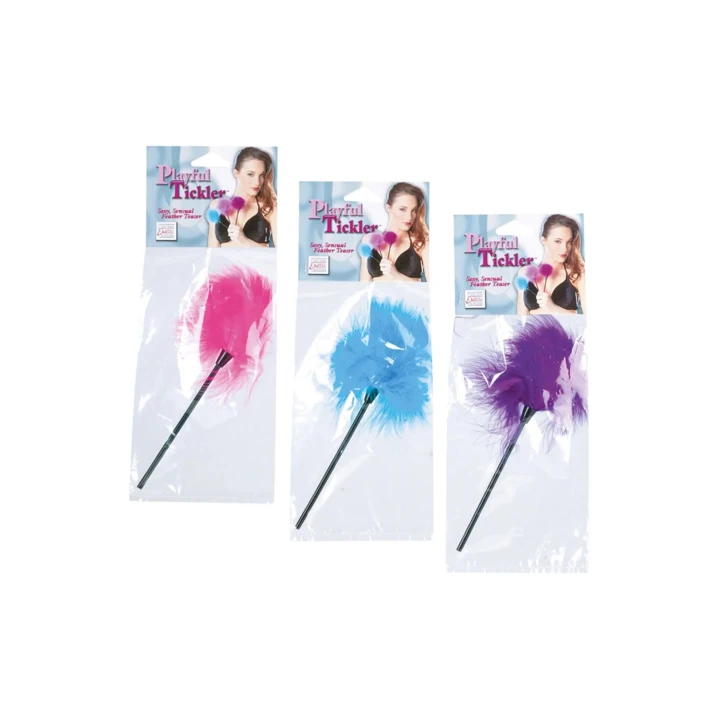 Zabawny Piórko do Łaskotania - Phthalate-Free PVC, Długość 22.75 cm, Multikolor