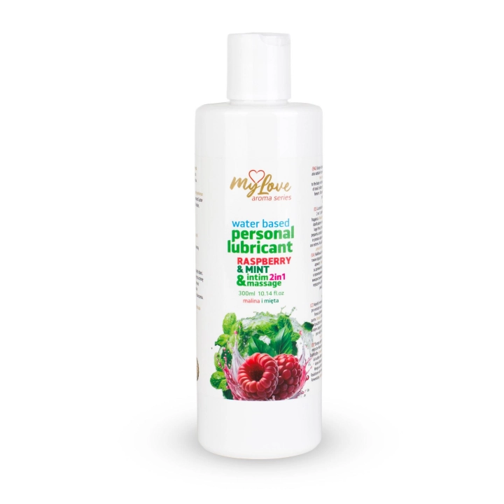Żel intymny i do masażu MyLove Aroma Series Malina i Mięta 300 ml