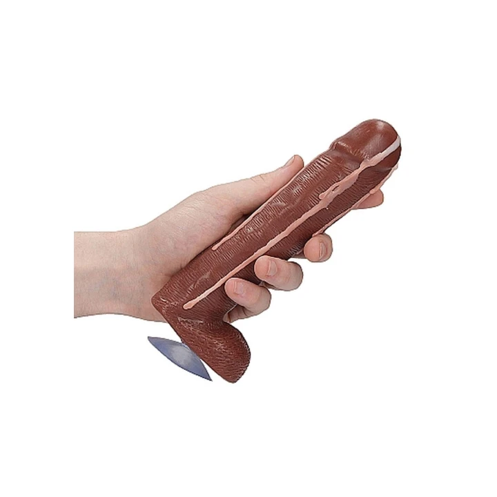 Mydło do ciała - Dicky Soap - 18 cm, unikalny kształt, brązowy kolor