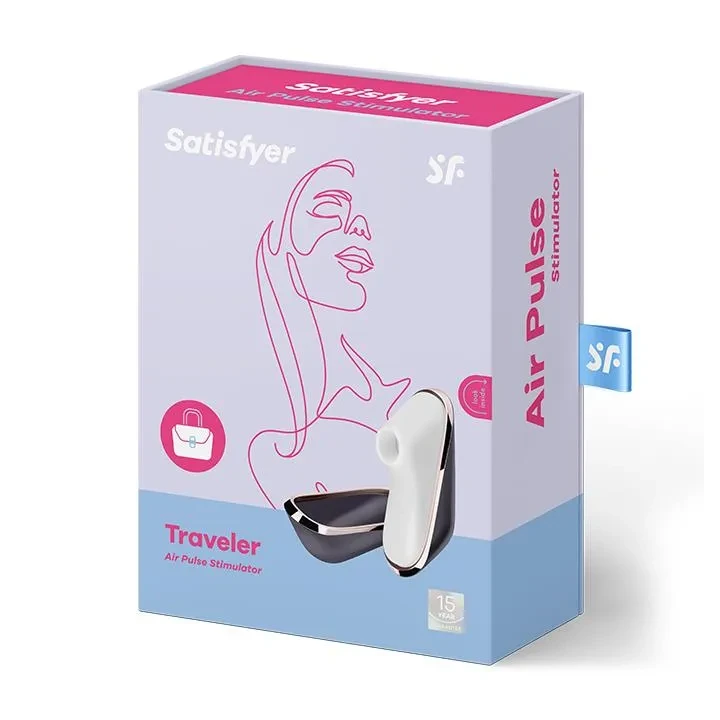 Stymulator łechtaczki Satisfyer Pro Traveler, 11 poziomów intensywności, wodoodporny