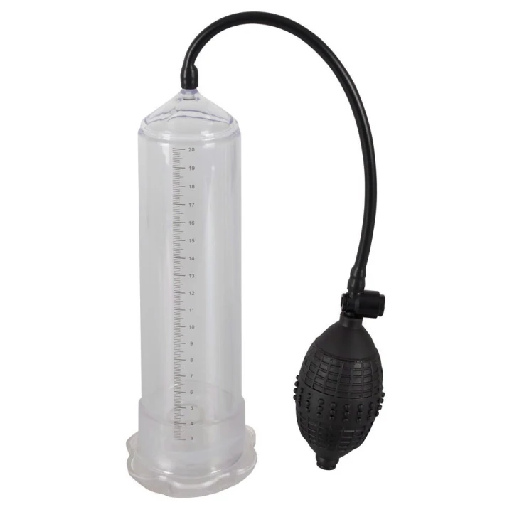 Pompa penisowa Starters Power Pump, średnica 5,6 cm, długość 22 cm, z mankietem rozciągliwym