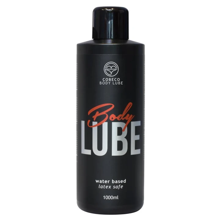Lubrykant Wodny CBL Cobeco BodyLube 1000ml – Gładki, Bezbarwny, Bezpieczny z Prezerwatywami