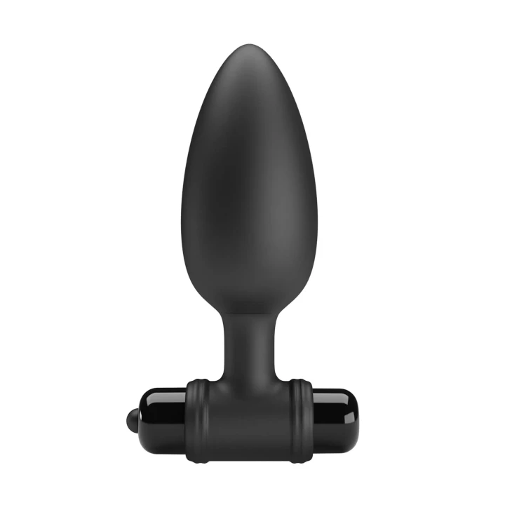 Wibrujący butt plug Mr. Play, silikonowy, 10 funkcji wibracji, 11,8 cm długości