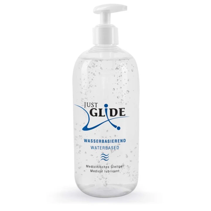 Lubrykant wodny Just Glide 500 ml - 100% wegański, bez oleju, bezwonny