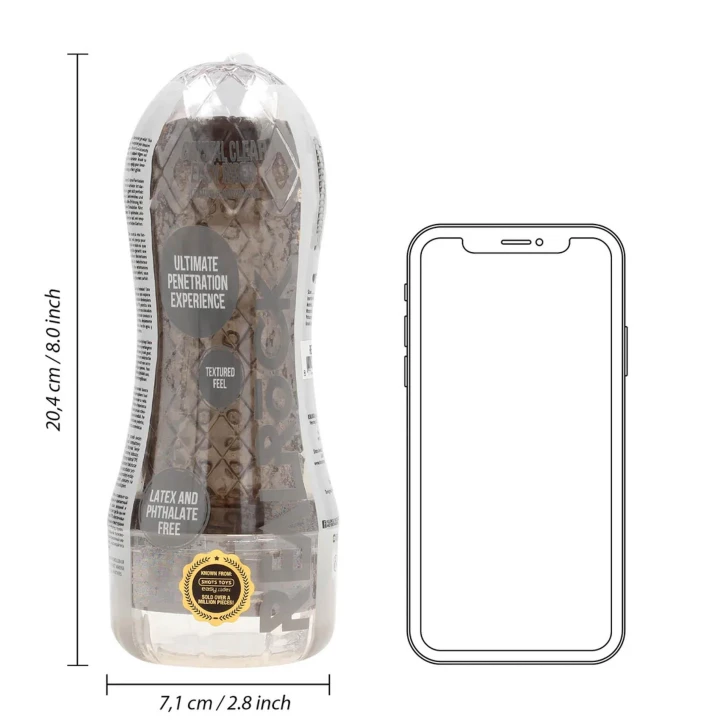 Masturbator - Easy Rider - TPE, 21 cm, tekstura stymulująca