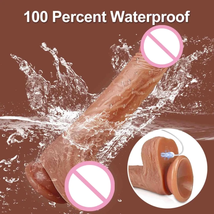 Wibrator realistyczny Lovesecret Premium z aplikacją, 9 trybów, silikon, 21,5 cm