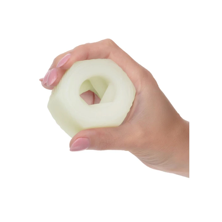 Stroker silikonowy Slop Top Nasty Luv, teksturowany, świecący w ciemności