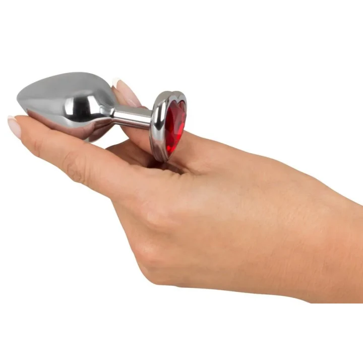 Korek analny You2Toys, średni, stożkowy, aluminium, 8,2 cm długości, 3,4 cm średnicy