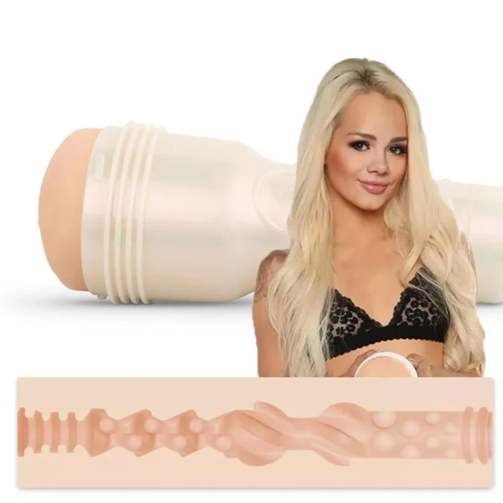 Replika waginy Fleshlight Elsa Jean Tasty, 25 cm, SuperSkin, regulowane ssanie