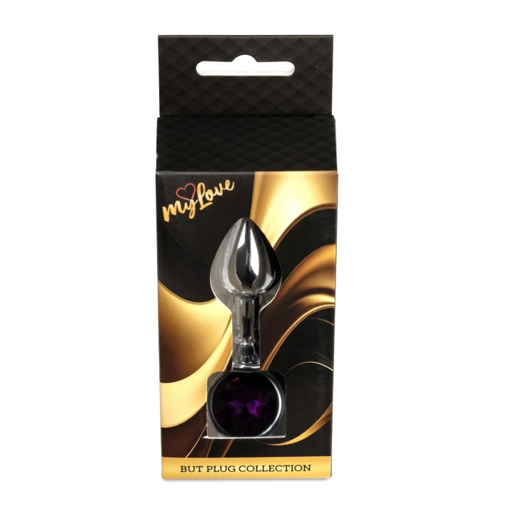 Korek analny - MyLove Jewellery Silver, stal nierdzewna, 7 cm, fi 2,7 cm