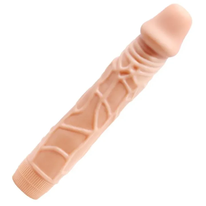 Dildo BAILE BOB 22,5 cm, wibrator realistyczny, żyłkowany, łatwa baza do obrotu
