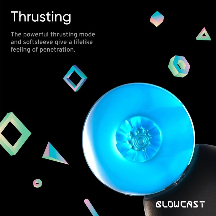 Masturbator automatyczny BLOWCAST Wingman LITE, 8 trybów, ergonomiczny, USB