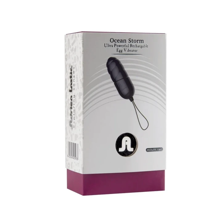 Wibrator jajko wibracyjne AD.Ocean Storm, 10 funkcji, wodoodporny, z pilotem