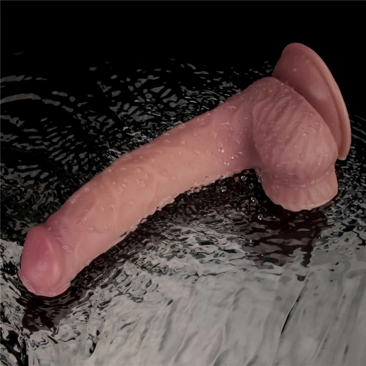 Dildo Lovetoy 10 trybów wibracji, podwójna gęstość, wodoodporny 22,8 cm