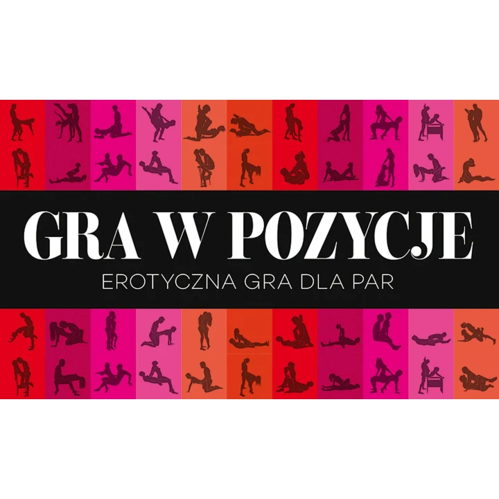 Gra erotyczna dla par - GRA W POZYCJE, plansza, ruletka, 52 karty z poleceniami