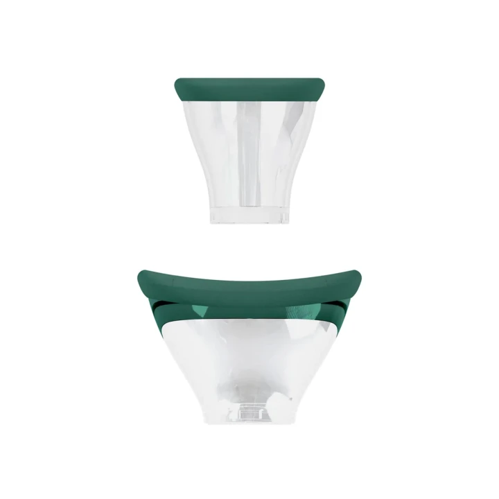 Pompka do piersi i wulwy BOOST z silnikiem F1 - z regulacją, zielona