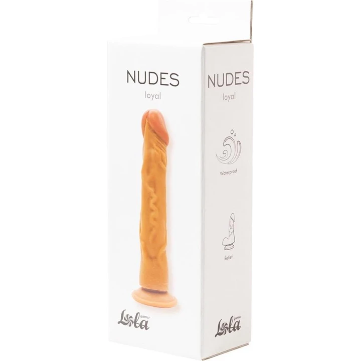 Dildo Loyal 22,8 cm, elastyczne, realistyczne z przyssawką, PVC bez ftalanów
