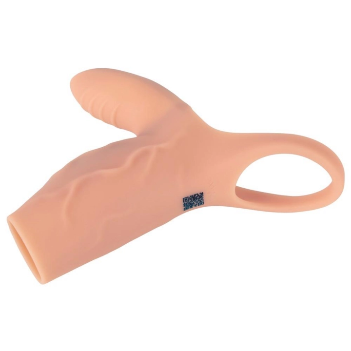 Nakładka masturbacyjna Realistixxx Real Sleeve Clit S, silikon, USB, 10 trybów